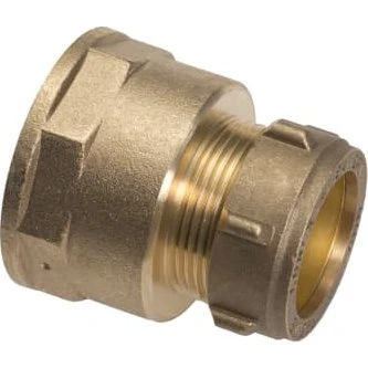 Conex Kompressions-overgangsmuffe 22mm x 1" til PEX og kobber