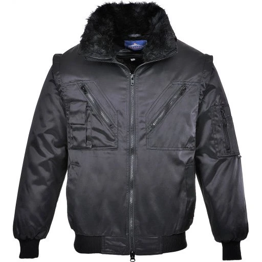 Portwest Pilotjakke, Sort, 5XL