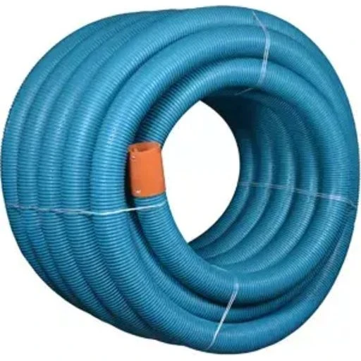 Wavin PVC drænrør 92/80 mm, blå (50 meter)