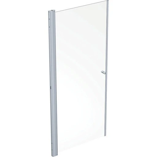 Contura Shower Space brusedør, 87 cm, lav model, klart glas