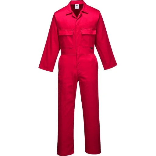 Portwest Euro Work kedeldragt, rød, str. 4XL