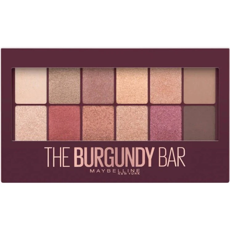 Maybelline The Burgundy Bar 04 Burgundy øjenskygge 9,6 g