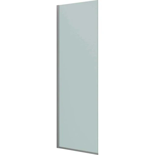 Dansani Match brusevæg model D, 77 cm, frostet glas, satin profil