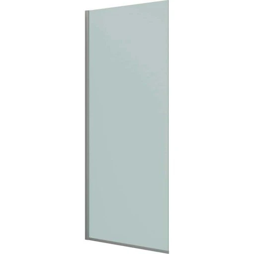 Dansani Match brusevæg model D, 97 cm, frostet glas, satin profil