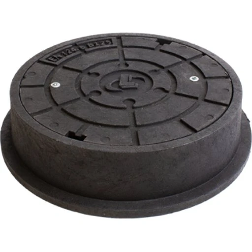 Lauridsen L-Cover fast karm med dæksel, Ø315 mm, 12,5 ton