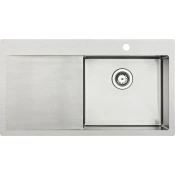 Lavabo Kubus 900 Soft køkkenvask i rustfrit stål, 90x50 cm