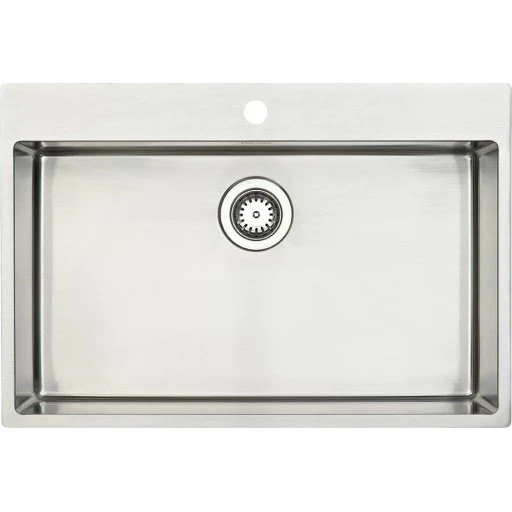 Lavabo Kubus 720 Soft køkkenvask, 74x50 cm, rustfrit stål