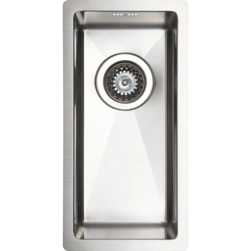 Lavabo Kubus 180 Soft køkkenvask i rustfrit stål, 22x44 cm