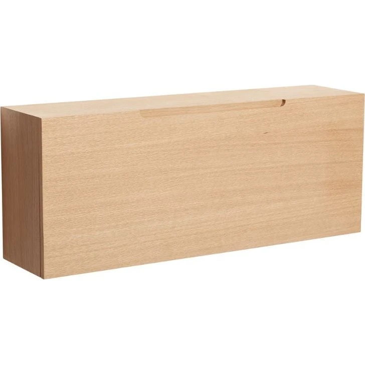 Hübsch Collect skoskab i egetræ, 100x25x40 cm