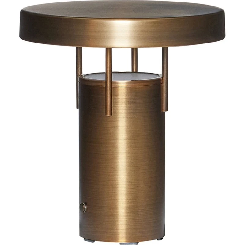 Hübsch BringMe Mini LED-bordlampe, Messing, 20 cm