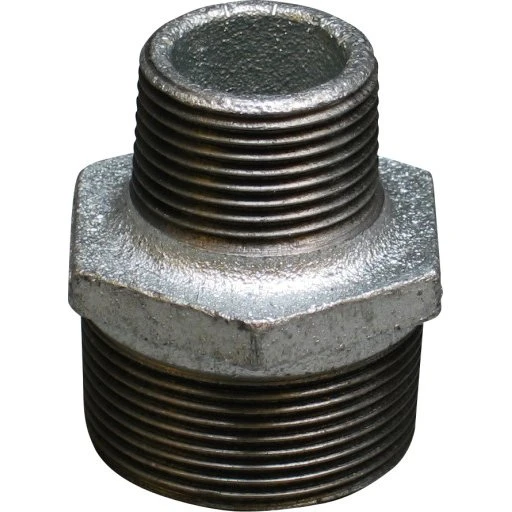 Galvaniseret brystnippel 1 1/2" x 3/4"