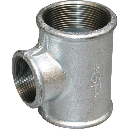 +GF+ Galvaniseret tee 3/4" x 1/4" x 3/4"