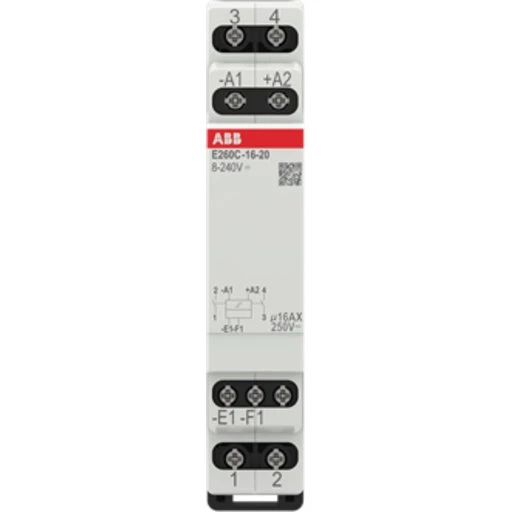 ABB Kiprelæ, 2 NO, Central, AC, 16A, 8-230V