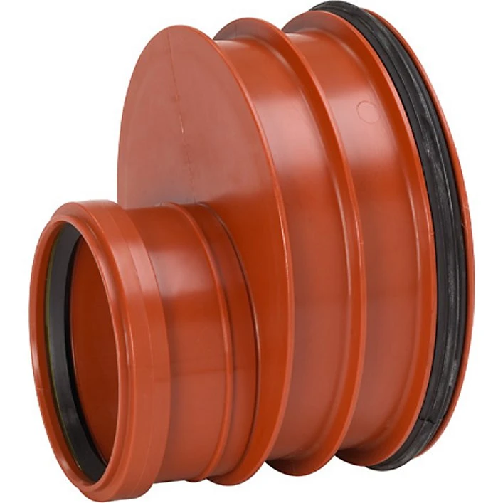 Uponor Ultra Rib 2 Reduktion 200-110mm m/tætningsring