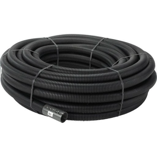 Uponor PE-drænrør 110/98 mm, sort, 50 meter