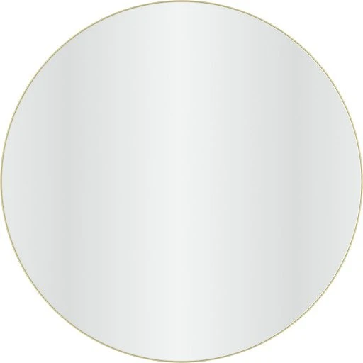 Loevschall Refine Round spejl, Ø100 cm, børstet messing