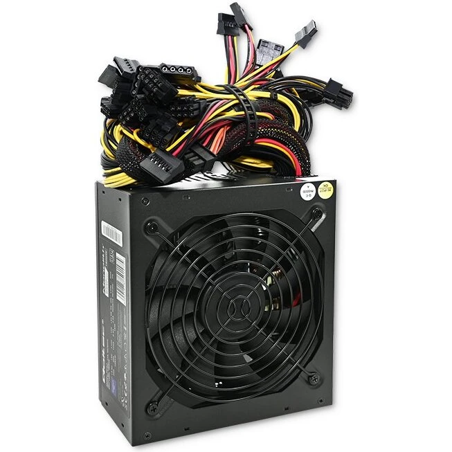 Qoltec ATX Strømforsyning 1600W 80 Plus Gold – Miner