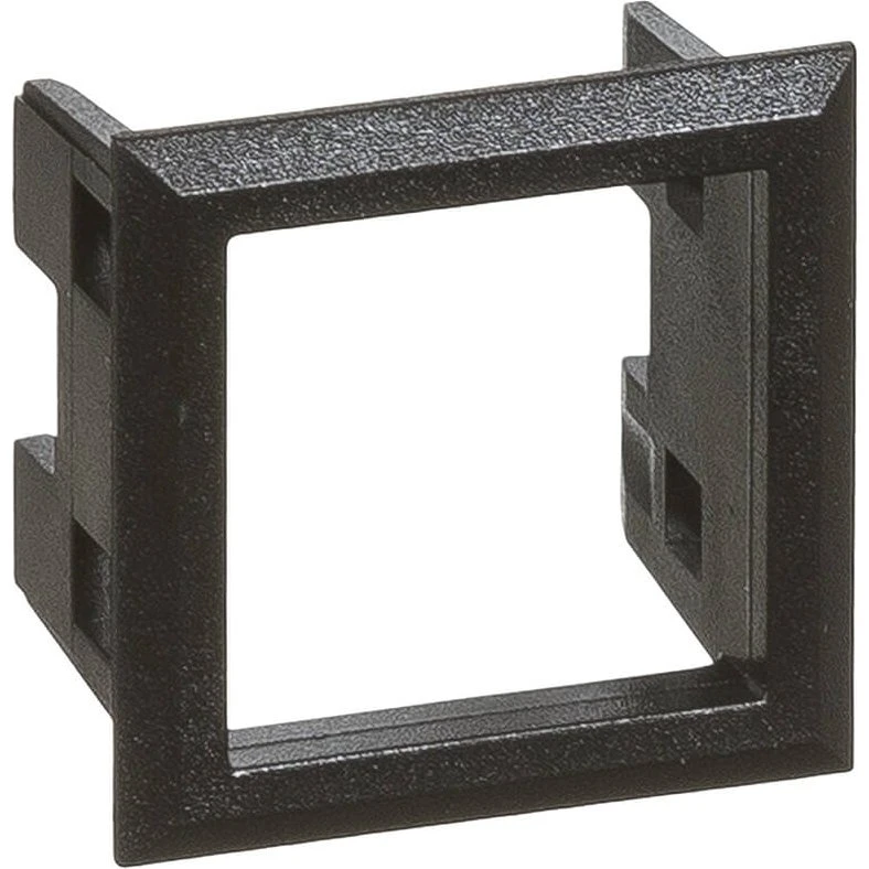 Lexcom Montageramme til RJ45 og RJ11, Sort