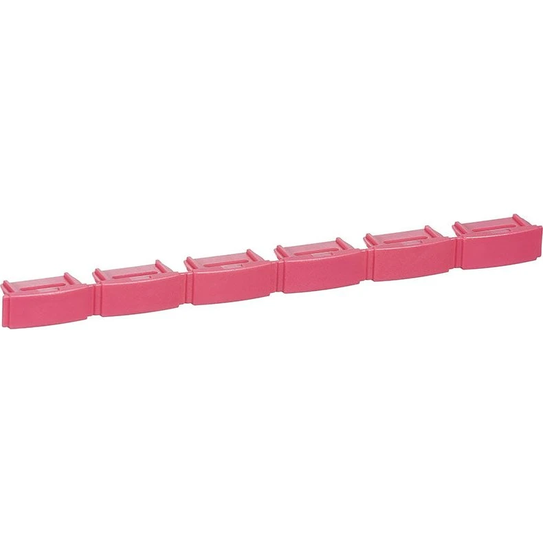 LK Farvekode Rød til Patchpanel, 6 stk. pakke