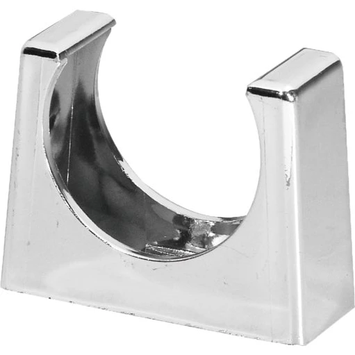 Rørholder clips, Ø32 mm, krom