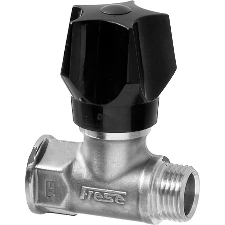 Frese Stopventil Blå muffe/nippel 3/4''