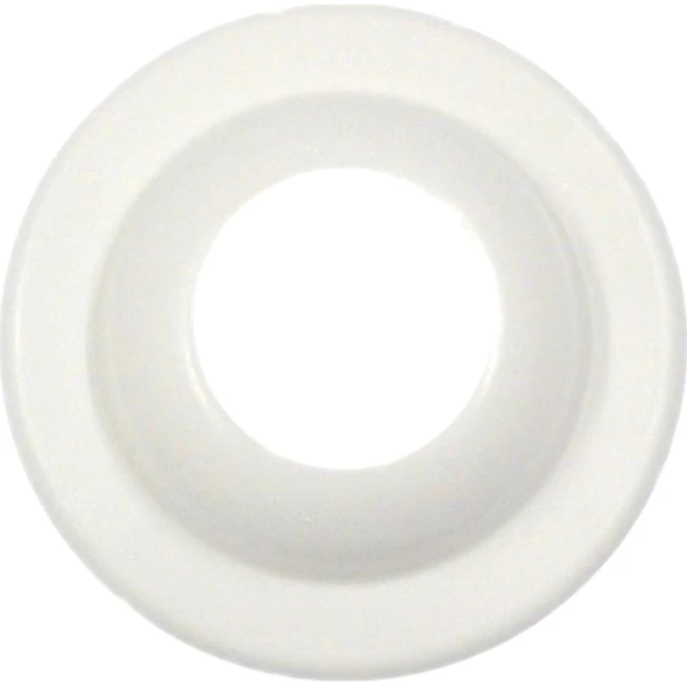 Plastroset 49 mm bøsningskrave hvid til 1 1/2'' rør