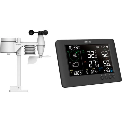 VENTUS Vejrstation W815 WiFi med farvedisplay