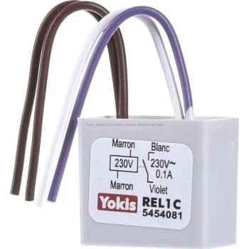 REL1C Relæ 230V/0.1A NO - 1 Slutte Kontakt