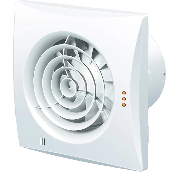 Duka Pro 30 T ventilator Ø100 mm, timer, hvid