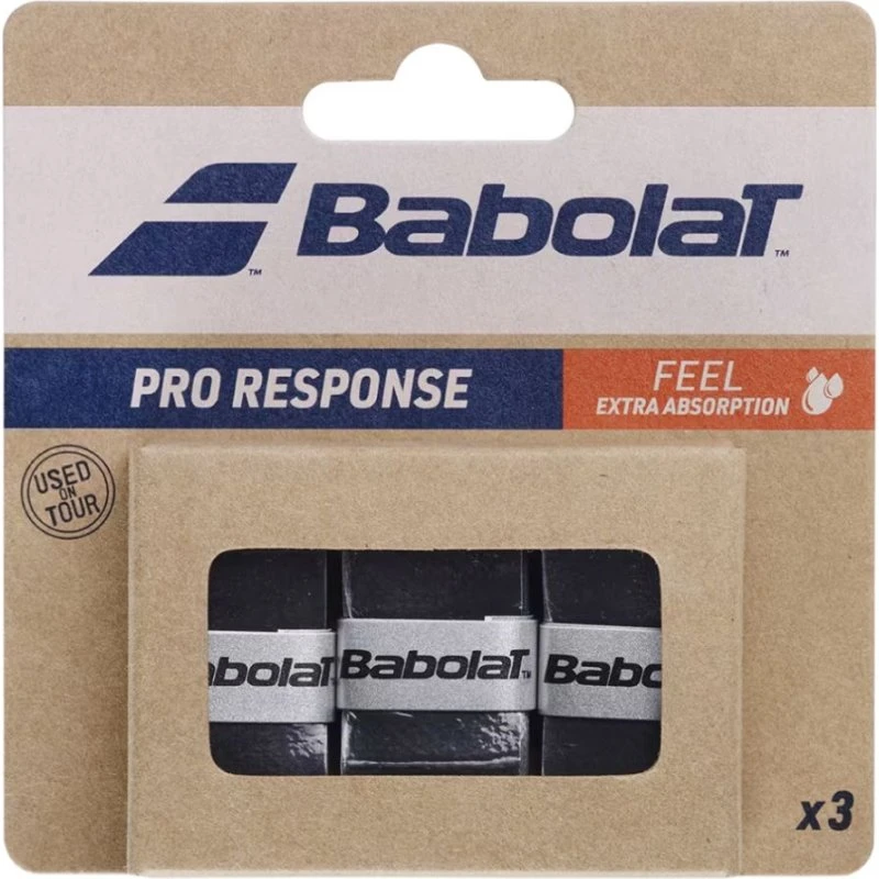 Babolat Pro Response Overgrip (3-pak, Sort)