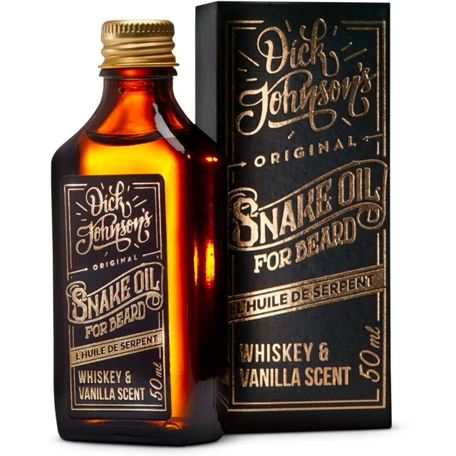 Dick Johnson Snake Oil Skægolie 50 ml – Whiskey & Vanilla