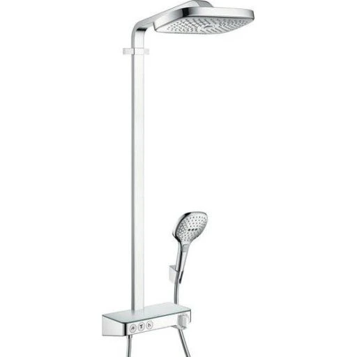 hansgrohe Raindance Select E 300 brusesæt med hylde, krom