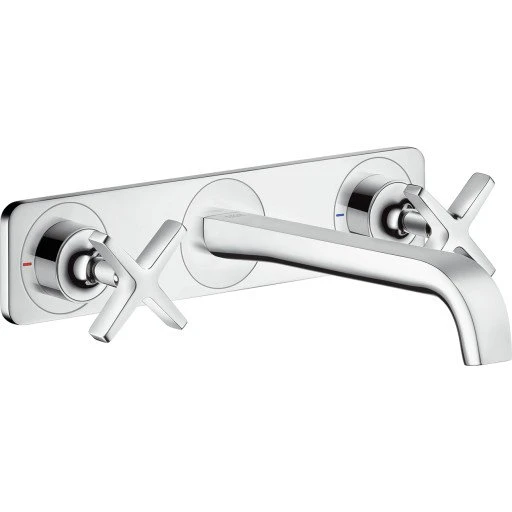 hansgrohe AXOR Citterio E vægarmatur, 3-huls, krom, 220mm