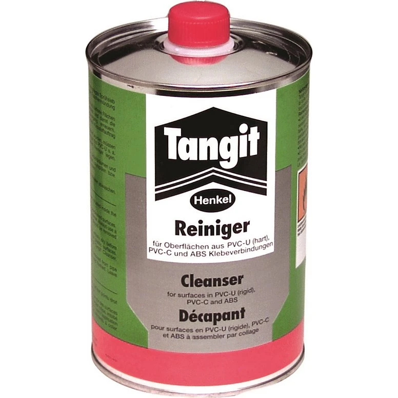Tangit PVC Rensevæske 0,125 L til PVC, PVC-C og ABS
