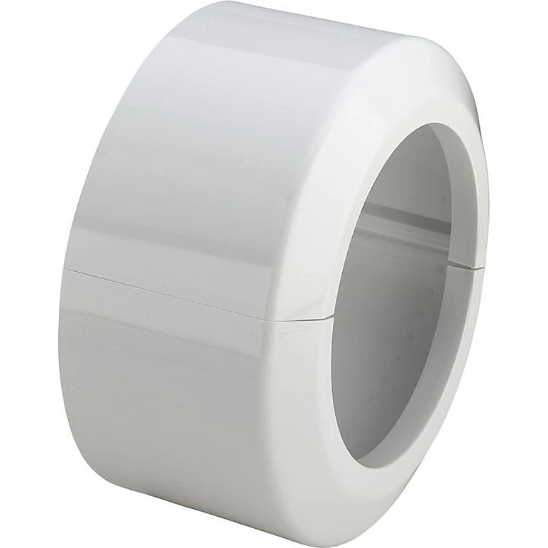 Viega Klaproset Hvid - Todelt Roset til Toilettilslutning