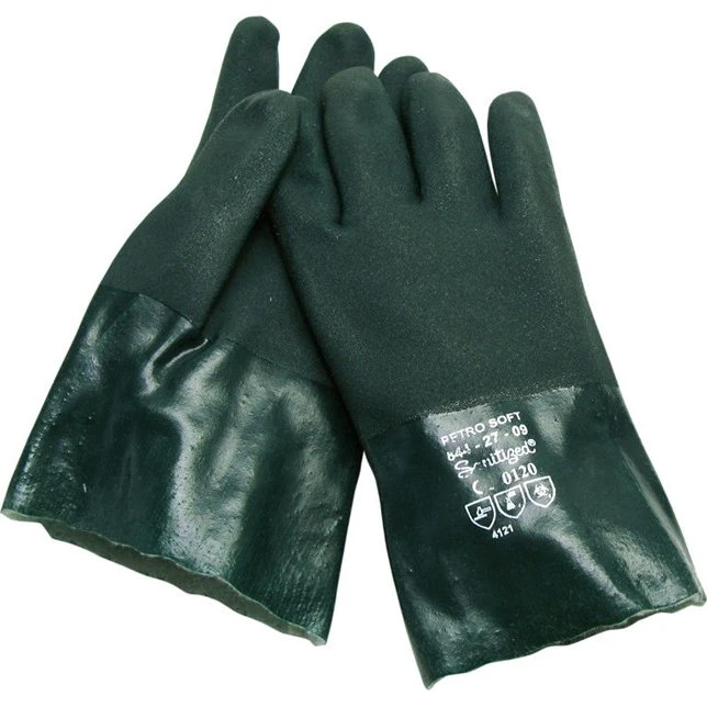 Petro Soft PVC-handske, grøn, str. 8 (27 cm)