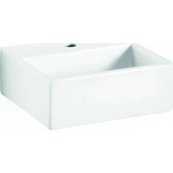Cassøe Lineabeta Quarelo håndvask 33x29 cm, hvid m/hanehul