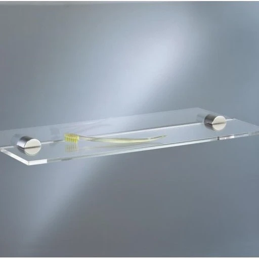 Vola T25G hylde, 55x12 cm, børstet krom