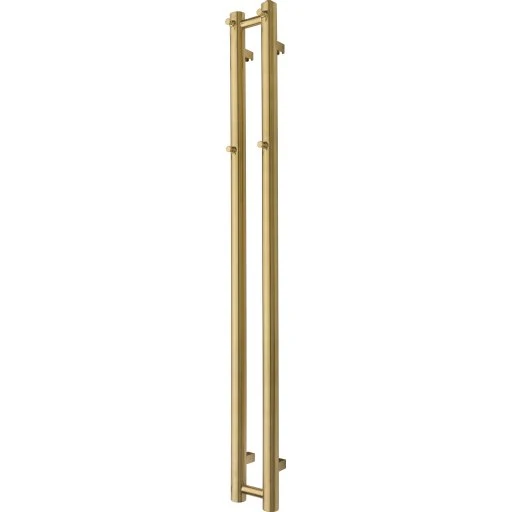 TVS Plus 2 Håndklædetørrer, Børstet Guld, 13,5x140 cm