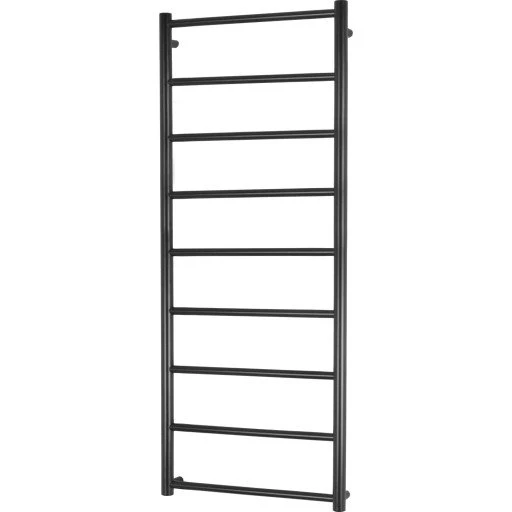 Kriss Polaris håndklædetørrer, kombi, 50x125 cm, sort