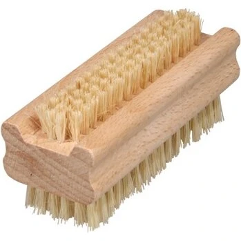 Biogan Neglebørste i træ 9,5 cm – agavefibre (1 stk)