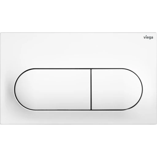 Viega Prevista Visign for Life 6 WC-betjeningsplade, hvid