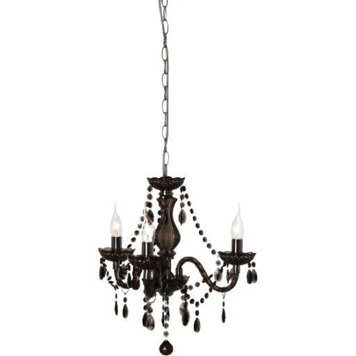 Trio Lighting Lüster Lysekrone, 3 arme, sort