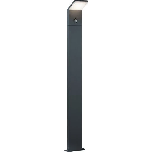 Trio Lighting Pearl havelampe med sensor, 100 cm, antracitgrå