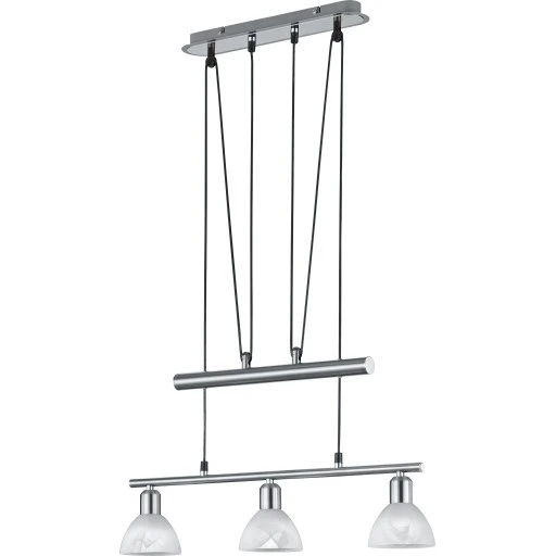 Trio Lighting Levisto Langbordspendel, Børstet Stål