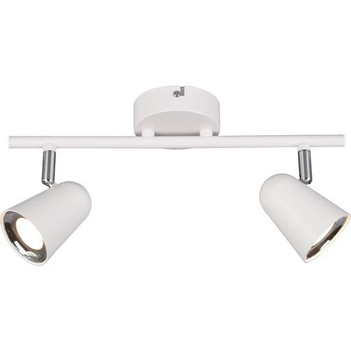 Trio Lighting Toulouse Spotlampe, 2 spots, hvid