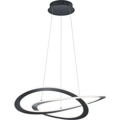 Trio Lighting Oakland Pendel - Antracit
