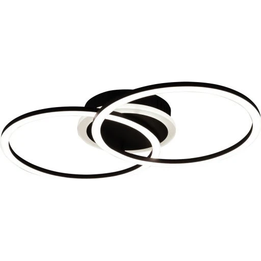 Trio Lighting Venida loftlampe, rund med LED