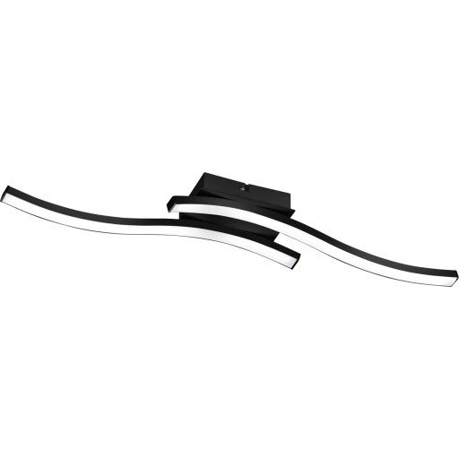 Trio Lighting Route loftlampe - Matsort metal