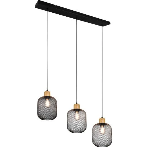 Trio Lighting Calimero Langbordspendel - Mat Sort